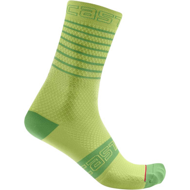 Castelli Superleggera 12 Womens Socks Bright Lime