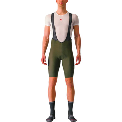 Castelli Unlimited Cargo Bibshort Deep Green