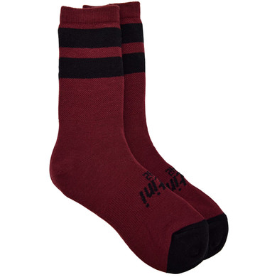 Santini Riga Wool High Profile Socks Burgundy