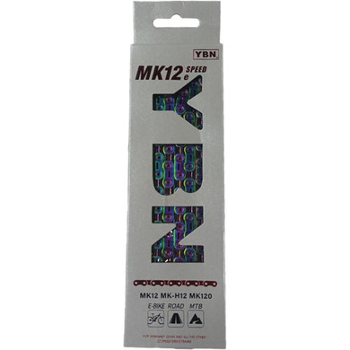 YBN Chain 12 Speed E-Bike MK12E 136L Neo Rainbow