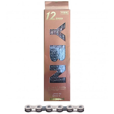 YBN Chain 12 Speed S2 1/2x11/128 126L Solid Pin Plate