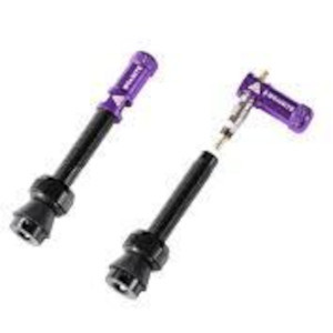 Granite Design Juicy Valve Cap Pair W/Tubeless Valve 80mm Purple