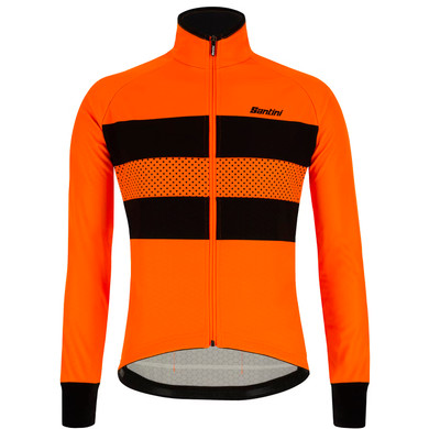 Santini Colore Bengal Winter Jacket Fluro Orange