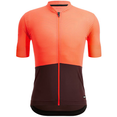 Santini Colore Riga Jersey Fluro Orange