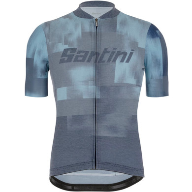 Santini Forza Indoor Jersey Black Grey