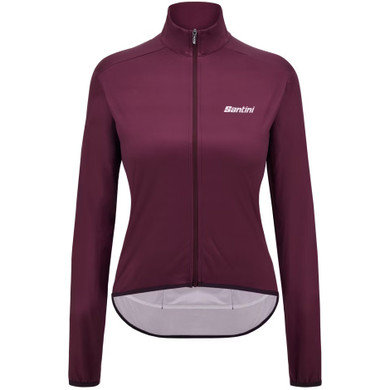 Santini Nebula Windbreaker Jacket Womens Maroon
