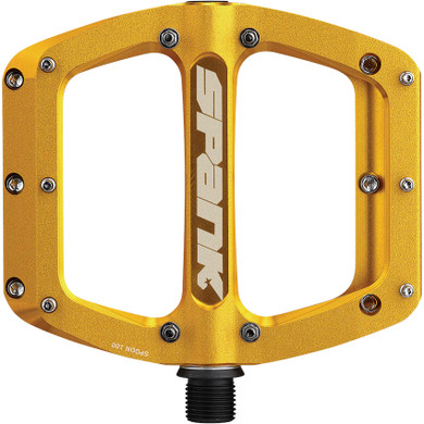 Spank Spoon Flat Pedals 100 Medium Gold