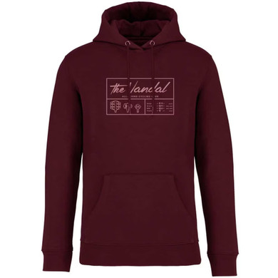 The Vandal Pedals Hoodie Dark Red