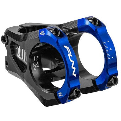 Funn Equalizer Zero  0mm Rise 35mm 35 Clamp Stem Blue