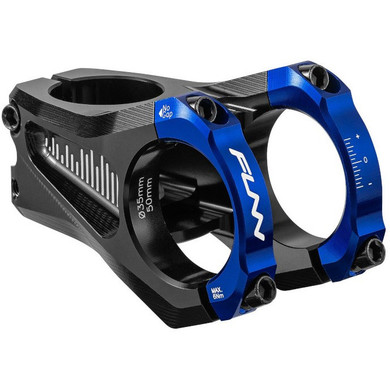 Funn Equalizer Zero  0mm Rise 50mm 35 Clamp Stem Blue