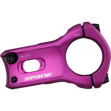 Spank Split Stem 43mm Purple