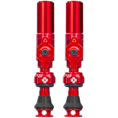 Muc-Off Tubeless Valves Big Bore Hybrid Small Red