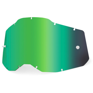 100% AC2/ST2 Youth Replacement Lens Mirror Green