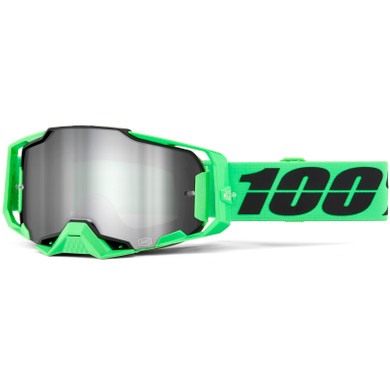 100% Armega Goggles Anza 2 Mirror Silver