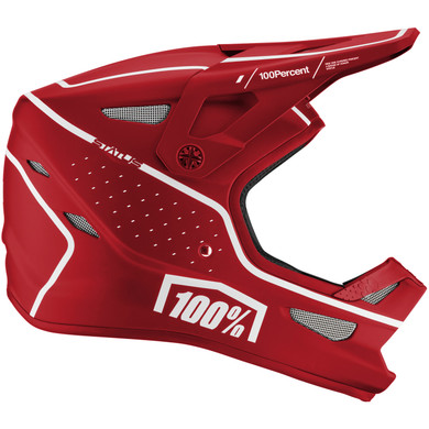 100% Status Full Face Helmet Dreamflow Red