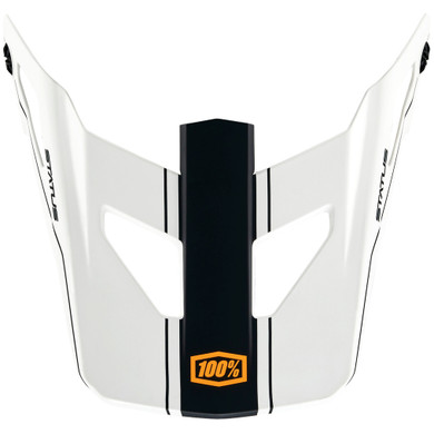 100% Status Replacement Visor Carby/Silver