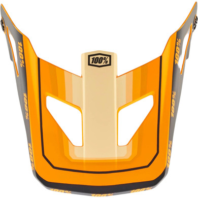 100% Status Replacement Visor Topenga Orange/Black
