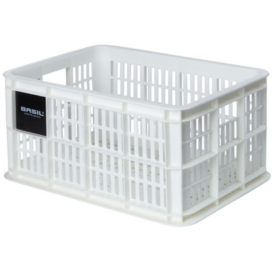 Basil Bike Crate 17.5L Bright White