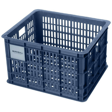 Basil Bike Crate 29.5L Recycled Bluestone