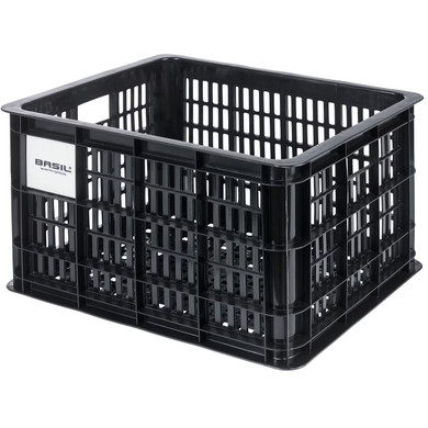 Basil Bike Crate MIK 29.5L Recycled Black
