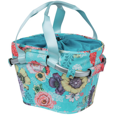 Basil Bloom Carry All Front Basket KF 15L Blue