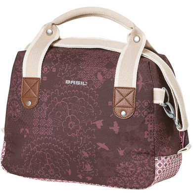 Basil Boheme Handlebar Bag 8L Fig Red