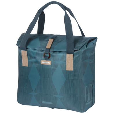 Basil Elegance Bike Shopper Bag 20-26L Estate Blue
