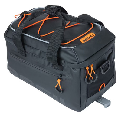 Basil Miles Trunkbag MIK Tarpaulin 7L Black/Orange
