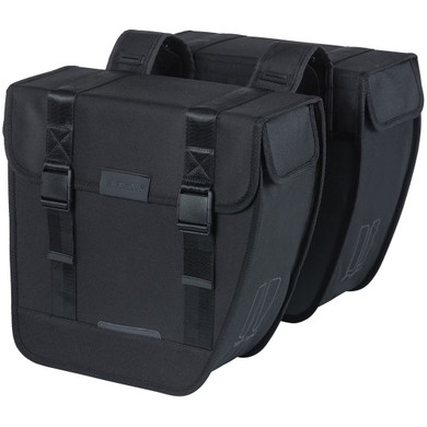 Basil Tour Double Pannier Bag 28L Black