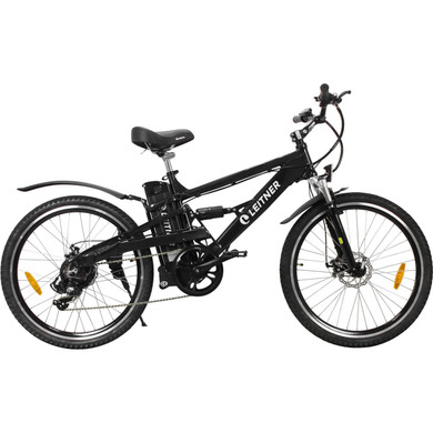 Leitner Crossx 26inch Dual Suspension Ebike Black 20ah