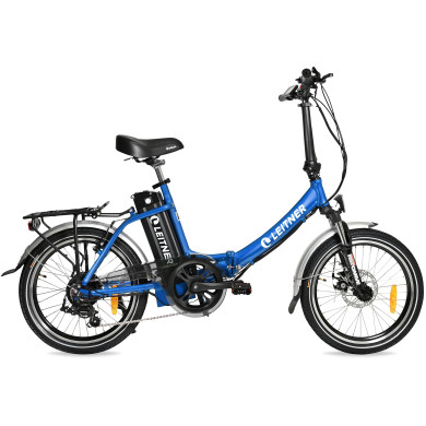 Leitner Libelle 20inch Step Thru Folding Ebike Blue 15ah