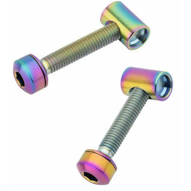 Wolf Tooth Ti Dropper Bolts Oil Slick