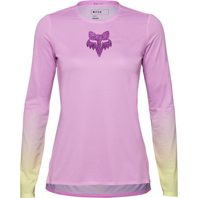 Fox Flexair TS57 Womens Pink Long Sleeve Jersey