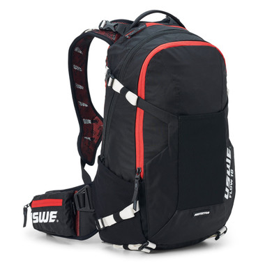 USWE Flow 25L Black/USWE Red MTB Protector Backpack