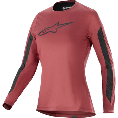 Alpinestars Stella A-Dura Dri Astar LS MTB Jersey Burgundy