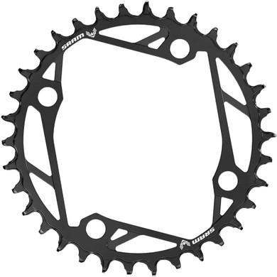 SRAM T-Type Chain Ring Steel 38T 104BCD 12Spd Black