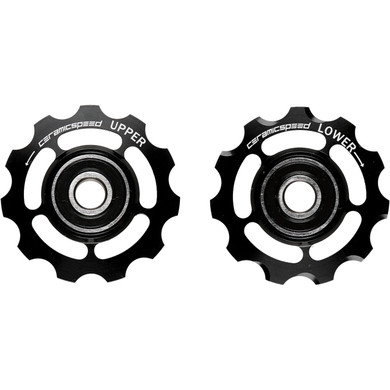 CeramicSpeed Shimano 11 Speed Pulley Wheels Black Aluminium 11 Speed