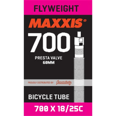 Maxxis Tube Flyweight 700 X 18/25c Presta Sep 60mm