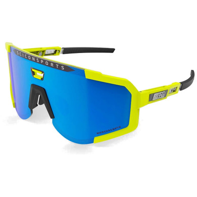 Scicon Aeroscope Yellow Fluo / Multimirror Blue Sunglasses