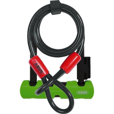 ABUS 410K Ultra 150HB140 SH Ultra Mini +Cobra 10/120 U-Lock Green