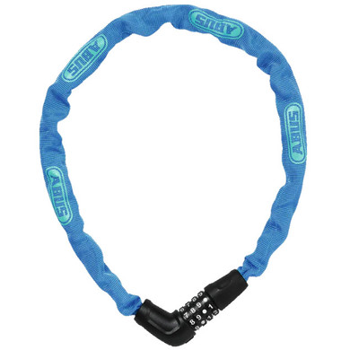 ABUS Steel-O-Chain Combo 5805 75cm x 5mm Blue Chain Lock