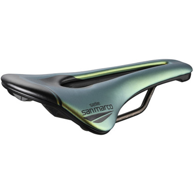 Selle San Marco Shortfit 2.0 Racing Iridescent Gold Saddle
