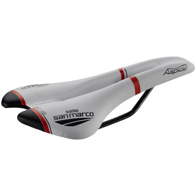 Selle San Marco Aspide Open Fit Narrow White Saddle