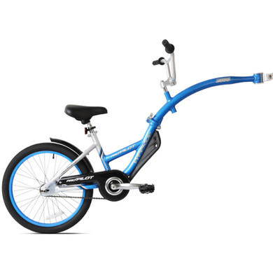 WeeRide Pro Pilot Aluminium Tagalong Trailer Bike Seat Blue