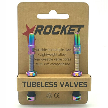 Rocket Tubeless Valves 60mm Oil Slick