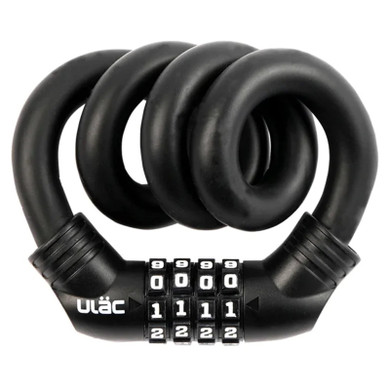 Ulac 1970 Memory Cable Combo Lock Black