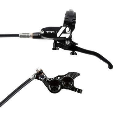 Hope Tech 4 V4 Front Disc Brake Black/Black Black Cable