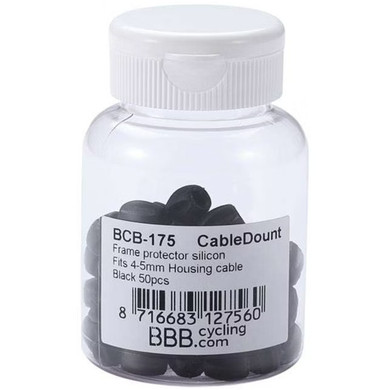 BBB BCB-175 FrameProtector Cable Donut 4-5mm Black 50pcs