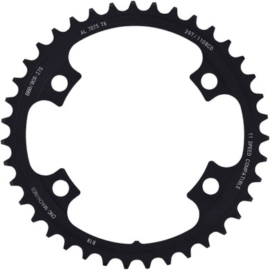 BBB BCR-27 Eleven Road Chainring Shimano 11spd 4-Bolt 39T