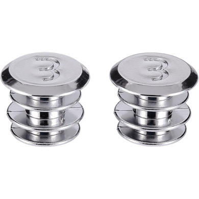 BBB BHT-90S Bar End Caps Silver
